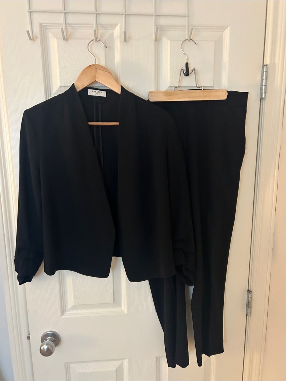 Babaton Black Pantsuit Set